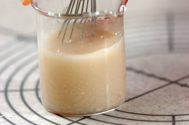 メープルナッツロールの作り方の手順1