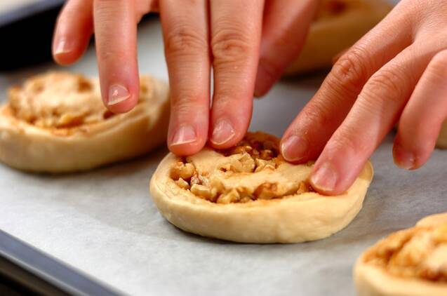 メープルナッツロールの作り方の手順7