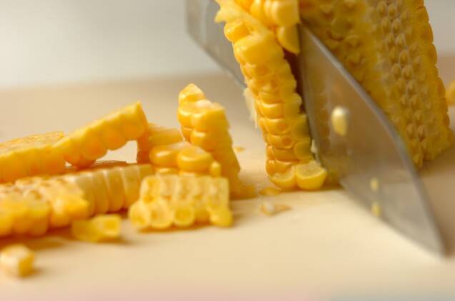 トウモロコシご飯の作り方の手順2