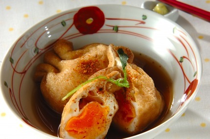 卵の巾着煮