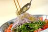水菜とジャコのサラダの作り方の手順3