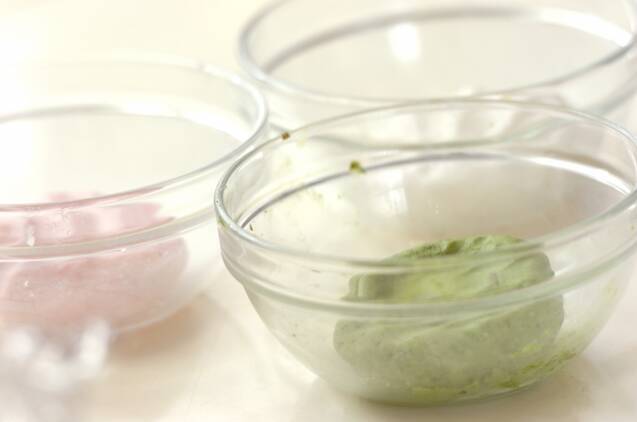 お花見団子の作り方の手順2