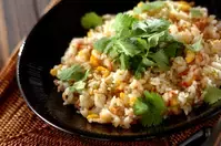 パクチーたっぷりチャーハン