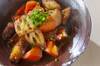 根菜と豚肉の煮物の作り方の手順