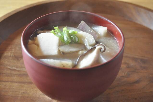 具だくさん！みそけんちん汁