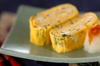 巻くときのコツを伝授 卵焼きの基本 高菜入り by山下 和美さん