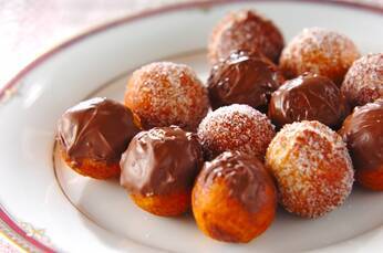 バレンタインチョコドーナツ