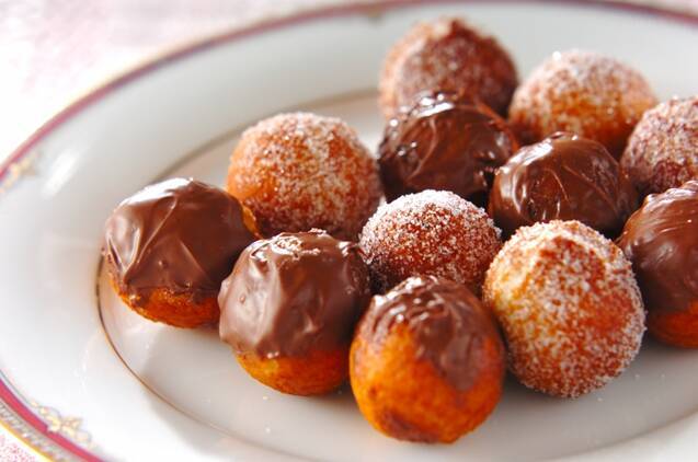バレンタインチョコドーナツ