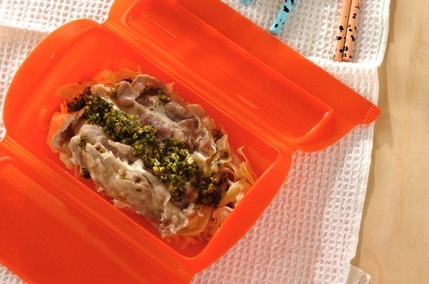 レンジで蒸ししゃぶ