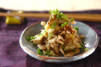 マイタケのおろしみそ和え