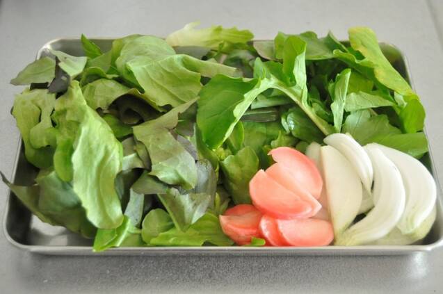 やわらか豚しゃぶサラダの作り方の手順2