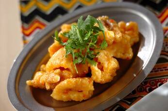 イカのチリマヨ和え