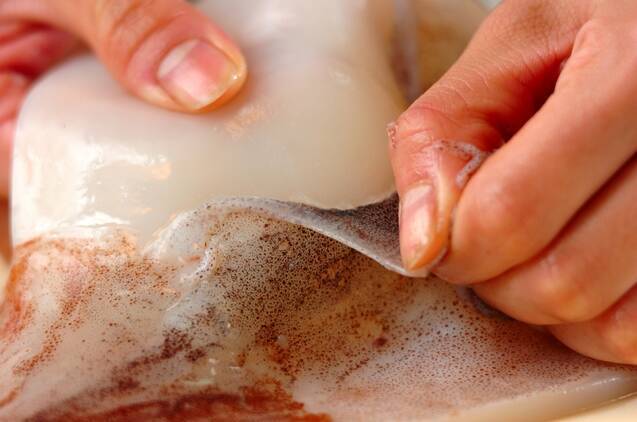 イカのチリマヨ和えの作り方の手順1