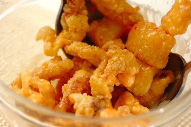 イカのチリマヨ和えの作り方の手順4