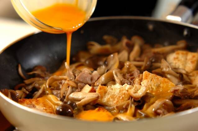 キノコと豆腐のチャンプルーの作り方の手順6