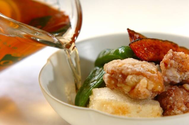 鶏肉と豆腐の揚げだし風の作り方の手順7