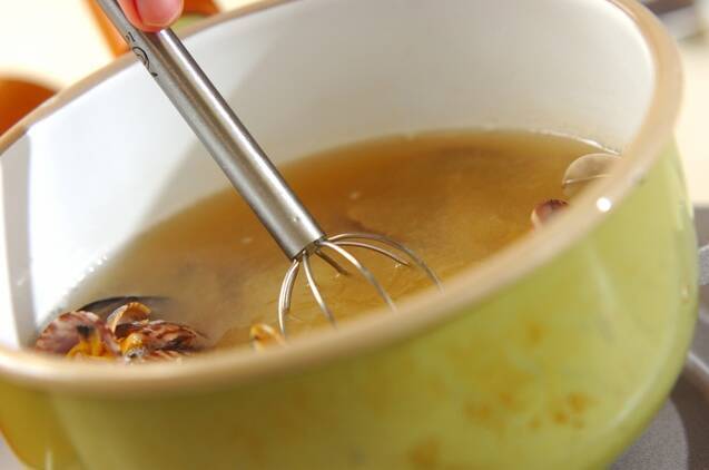 アサリのみそ汁の作り方の手順2