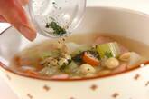 大豆とソーセージのスープの作り方2