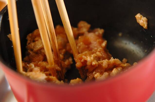 冬瓜のそぼろあんの作り方の手順4