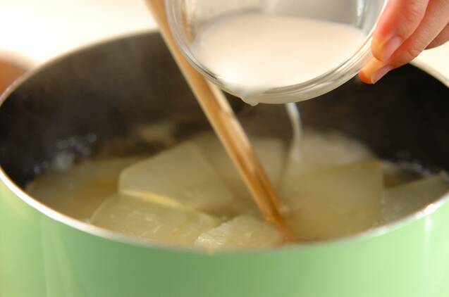 冬瓜のそぼろあんの作り方の手順5