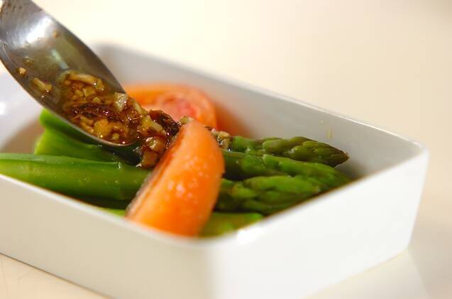 アスパラのアンチョビソースの作り方の手順3