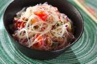 豚ひき肉のエスニックサラダ