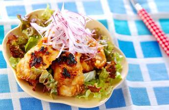 鶏むね肉ピーナッツ焼き