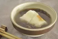 渋皮煮の煮汁で作るお汁粉