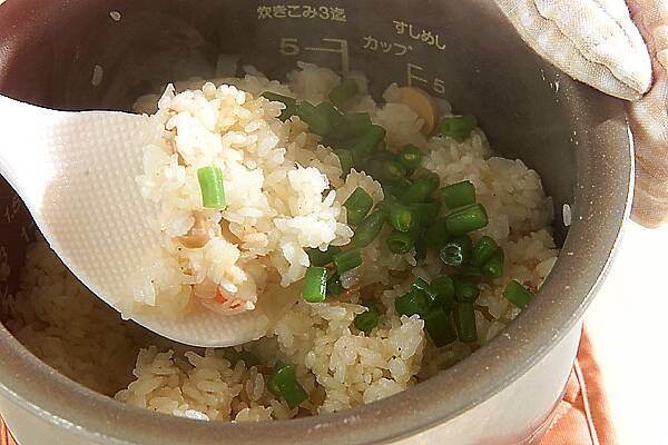 エビピラフの作り方の手順9