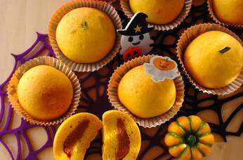 ハロウィンカボチャパン