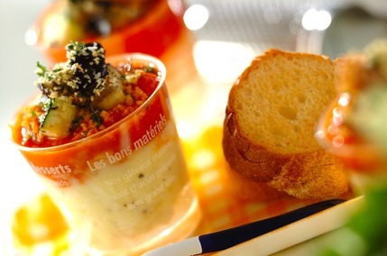 トマトソースのポテトクリーム