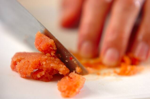 ジャガイモとサヤインゲンの明太マヨ和えの作り方の手順1