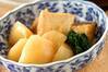 厚揚げとカブの煮物の作り方の手順