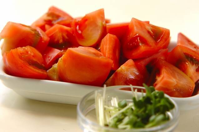 ゴママヨトマトの作り方の手順1