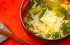 小松菜の卵スープの作り方の手順