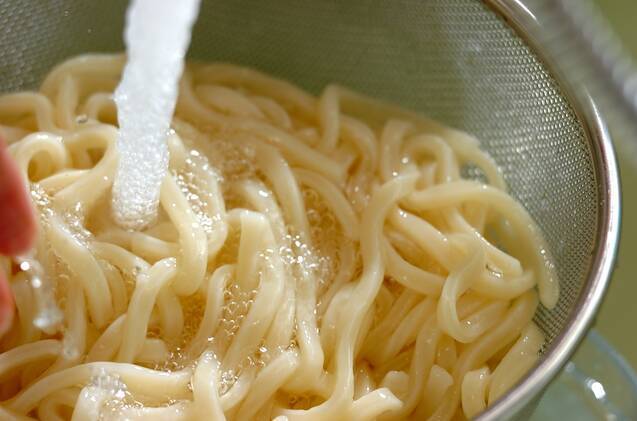 暑い日に！冷やし月見とろろうどんの作り方の手順2