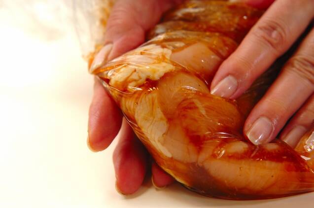 ママレード味鶏むね肉唐揚げの作り方の手順1