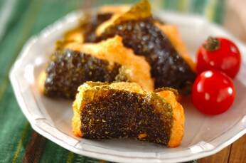 チーズ入り大和芋の磯辺揚げ