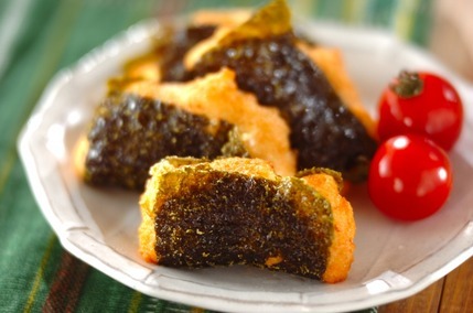 チーズ入り大和芋の磯辺揚げ