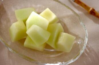 メロンのマリネ