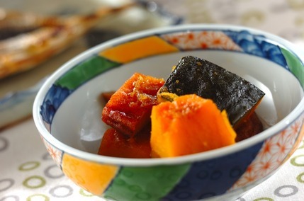 カボチャとさつま揚げの煮物