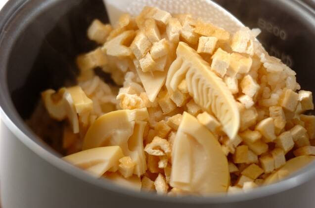 タケノコご飯の作り方の手順3