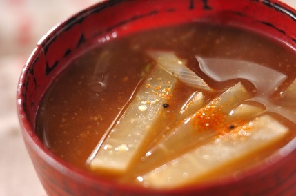 大根の合わせみそ汁