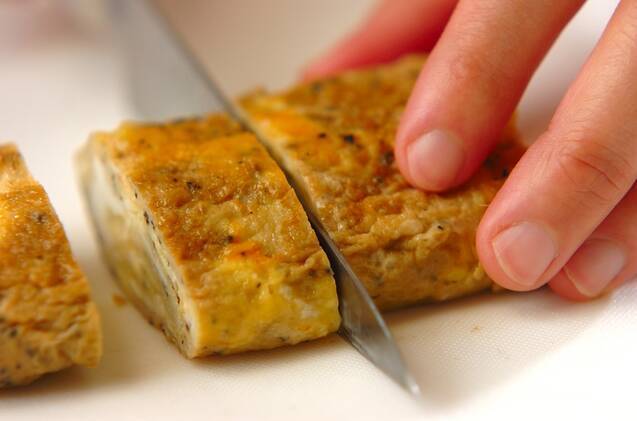 ゆかりのチーズ卵焼きの作り方の手順3