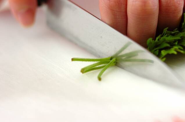 天かすと大葉のおにぎりの作り方の手順1