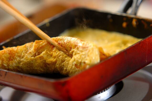 う巻き卵の作り方の手順5