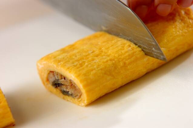 う巻き卵の作り方の手順7