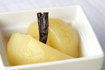 バニラ香る！ジューシーな洋梨のコンポート