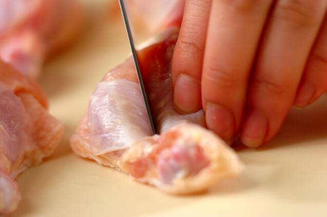 鶏手羽元の豆乳煮の作り方の手順1