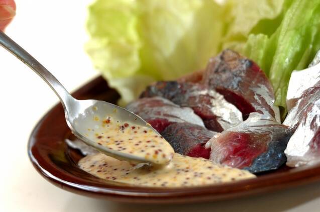 アジの酢漬けサラダの作り方の手順5